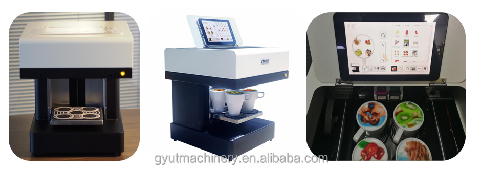 Food Beverage Shops Benefit from Multi Function Coffee Printer 3D Edible Food Printer