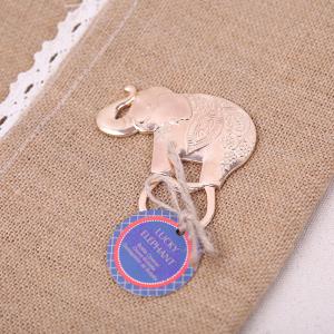 Quality Lucky Golden Elephant Bottle Opener Favor wholesale