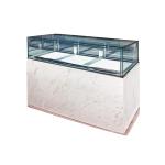 1.8m Chocolate Cooling Fridge For Chocolate Display Clear Glass 45 Degree Mitre
