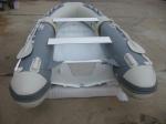 3 Chamber Aluminum Rib Boat 330cm Small Sailing Boats With Foldable Canopy