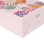 Thicker 210gsm Cardboard Gift Bags Happy Birthday Pattern Eco Friendly Tote Bag