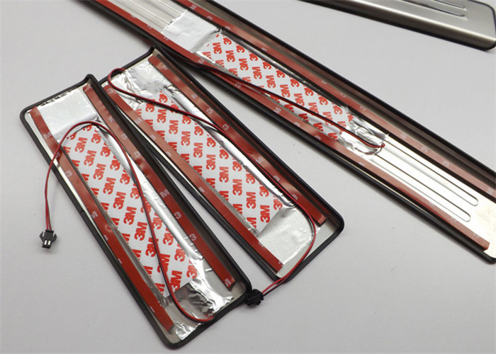 Mitsubishi ASX 2013 2017 Steel Side Door Sill Scuff Plates with LED Light Factories