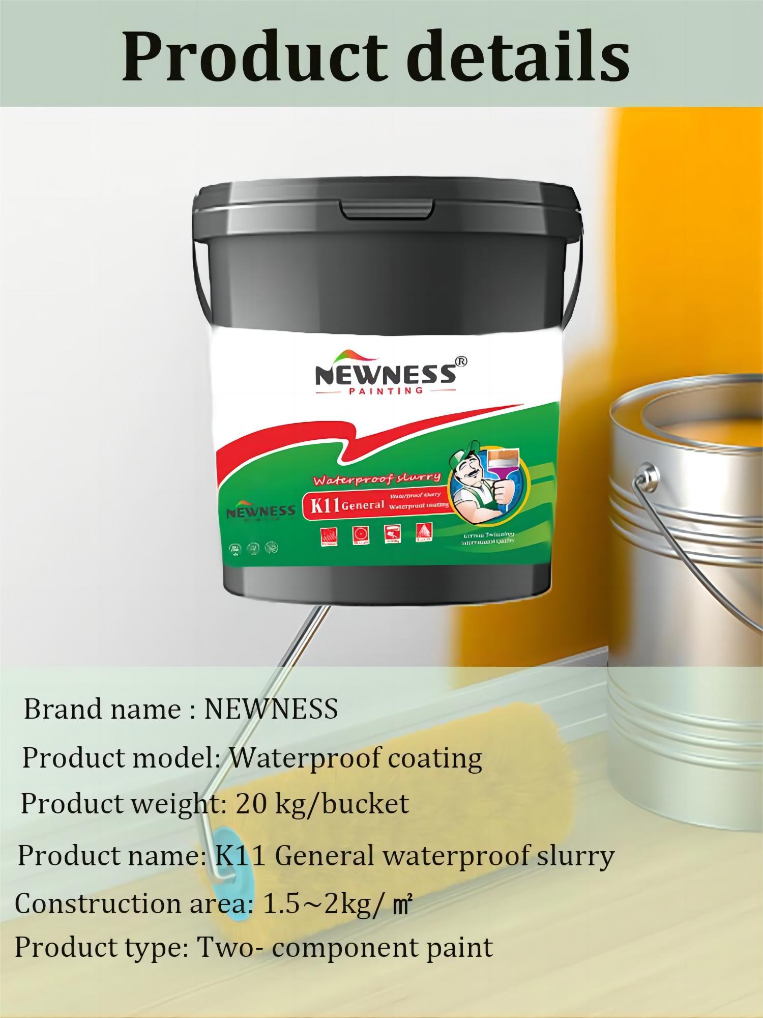 FOSHAN NEWNESS High Temperature Resistant Polymer and Metal Roof Waterproofing Coating