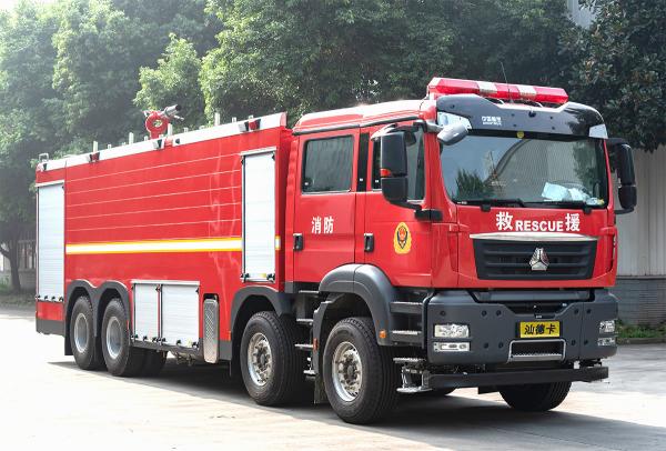 SINOTRUK SITRAK 25T Water Foam Fire Fighting Truck Price Specialized Vehicle