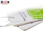Digital Printing Scented Paper Air Freshener For Hotel Hanging