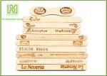 Personalized Natural Wood Sticks With Brand Logo 100mm - 300mm Length
