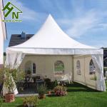 White Stainless Aluminum Alloy Pagoda Event Tent High Peak Dome On Top