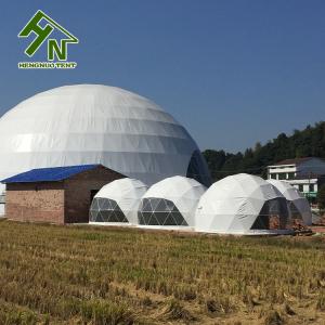 Quality Luxury Perfab Glamping Resort Bell Geo Dome Tent Mildew Proof wholesale