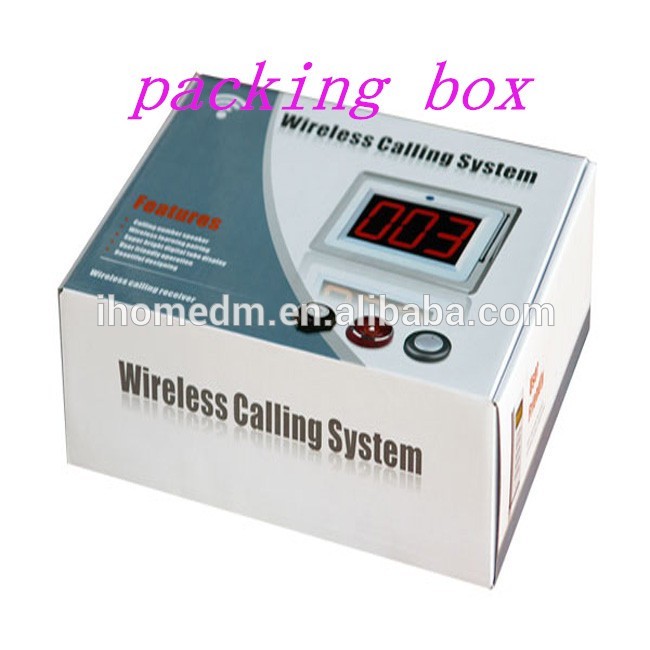Restaurant Hotel Supplies call bell simple display wireless waiter paging system