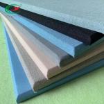 Multicolor Wall Fabric Acoustic Panel Tasteless Fireproof Glass Fiber