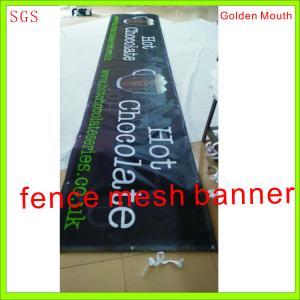 Quality sublimation full color vinyl pvc mesh fence banners wholesale