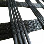Roadbed Reinforcement 60kn Fiberglass Biaxial Geogrid with ISO Standard
