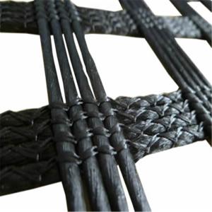 Quality Roadbed Reinforcement 60kn Fiberglass Biaxial Geogrid with ISO Standard Certification wholesale