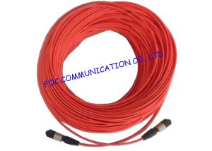 Quality LSZH Fiber Optic Patch Cord High Density Multifibre Female To Female MTP / MPO wholesale