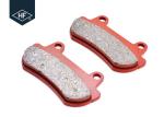 Red Color Non Asbestos Brake Disc Honda Brake Pads 30000 - 50000km Lifespan