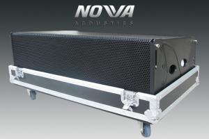 Quality High Output Dual 12&quot; Line Array Subwoofer 136 dB For DJ Stage / Concert wholesale