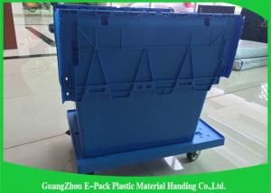 Quality Heavy Duty Big Plastic Shipping Containers With Attached Lids wholesale