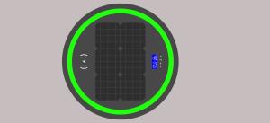 Quality Under Embed 30W 20Ah LiFePO4 Solar Charging Coffee Table wholesale