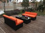 garden rattan sofa set