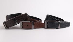 Quality Classic Dress Genuine Men'S Leather Belts , Small Crocodile Leather Belt wholesale