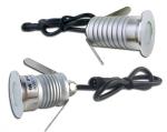 Mini 3W Led Light Fixtures IP67 Recessed Underground Low Voltage 12V Garden