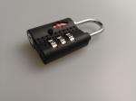 Grey Safe Skies TSA Luggage Locks / 3 Dial Go Travel Combination Lock