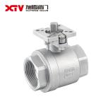 Thread Connection 2PC NPT Internal Thread Forged Steel Material Floating Ball