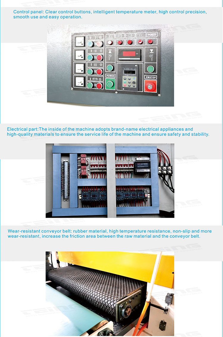 3 Belt Speed 2000r/min P-R-RP1300 Wide Belt Sander Machine With Water Sanding and Drying