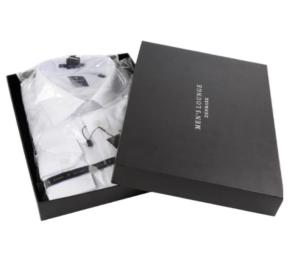 Quality 200gsm 350x270x60mm Garment Gift Boxes T Shirt Custom Logo With Lids BSCI wholesale