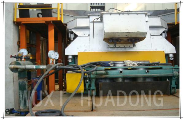 Cored Oxygen Free Copper Melting Furnace , Semi Continuous Frequency Induction
