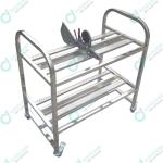 Two Layer 400 Pieces Used Sanyo SMT Feeder Carts