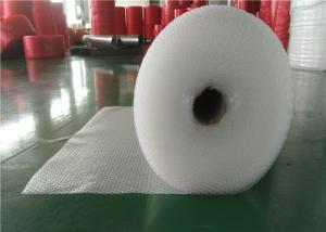 White Shockproof Bubble Packaging Rolls , Air Bubble Cushioning Wrap Rolls
