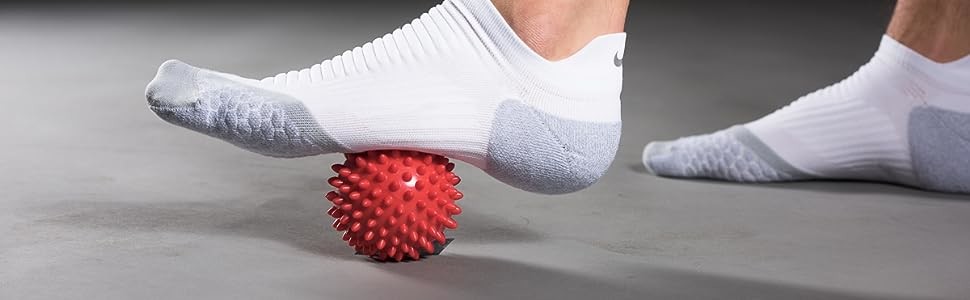 Yoga fascia ball exercise to build muscle relaxation massage stick shoulder neck leg plantar meridian ball