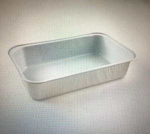 Quality OEM Logo Rectangular Aluminium Foil Food Container For Take Away Fast Food Package wholesale