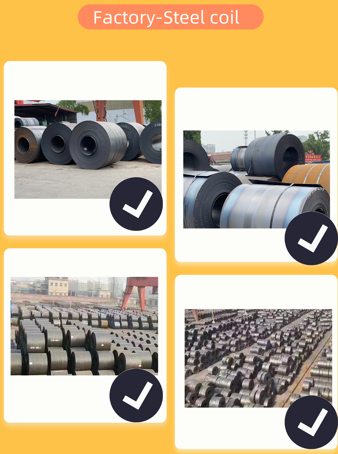 Hot Rolled Carbon Steel Coil ASTM A36 A283 A387 Q235 Q345 S235jr HRC