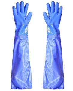 Quality Reusable PVC Coated Work Gloves OEM Chemical And Cut Resistant Gloves wholesale
