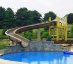 Easy Assembly Curve Kids Water Slide Indoor Outdoor Fun For 4 Children Vibrant