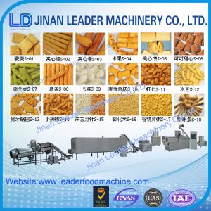 China Puffed snack food processing machine extruded snacks wheat puffing machine on sale