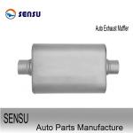 SS202 Stainless Steel Exhaust Parts Aluminized Steel Exhaust Muffler Silencer