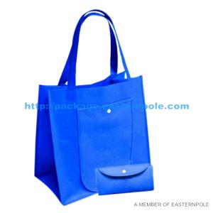Quality Blue Foldable Promotional Non Woven Shopping Bag wholesale