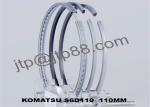 Chrome Plated Komatsu Spare Parts S6D155 Piston Ring Set 6128-31-2060 6128-31