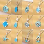 Drop Synthetic Opal Leverback Earrings Women 925silver Jewelry