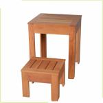 Waterproof 25.59inch Mahogany Solid Wood Coffee Tables