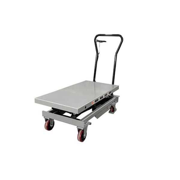 Professional Mobile 1000Kg Payload Capacity Single Scissor Manual Scissor Lifter