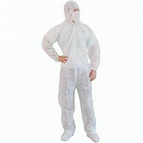 Quality Personal Protective Plastic Polypropylene Disposable Coverall With Hood wholesale