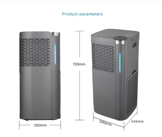 Filtrete 80m3/h H13 Hepa Air Purifier Carbon Filter 105W