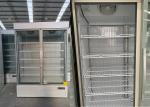 Integral Glass 2 Door Display Freezers With Energy Label