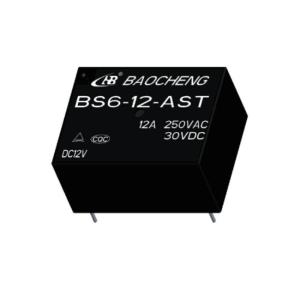 Quality Sealed AgSnO2 SPST NO Electric Iron Relay 12V 16A BS6 - 12 - AST For Electric Water Kettle wholesale