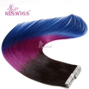 Quality Wholesale Perfect Quality 100% 3Tones remy Ombre color Indian thick Tape on Human hair extensions wholesale