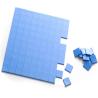 Buy cheap Heatproof Blue Silicone Thermal Pad Anti Insulation Tensile Strength 0.4 KN/M from wholesalers